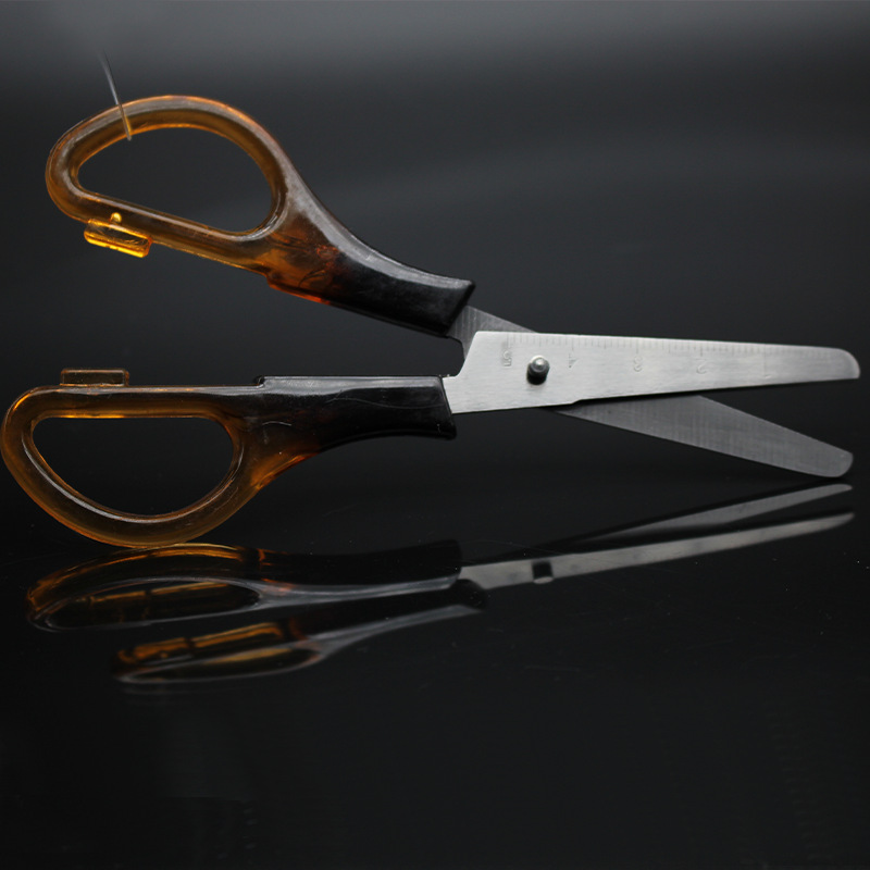 Factory Direct Sales Office Affairs Scissors Double Color Scissors Student Scissors Scissors DIY Scissors Handwork Scissors Scissors Skin