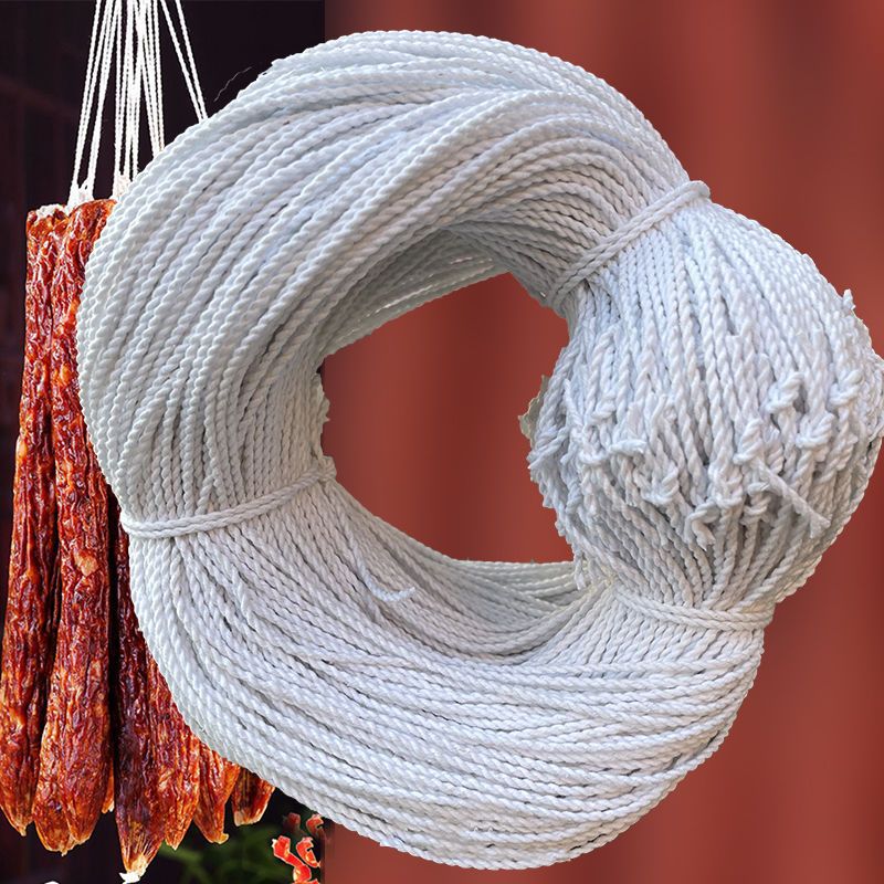 【工厂直销】云柳棉绳吊腊肉绳子挂腊肠香肠绳绑腊肠晒腊味捆肉绳