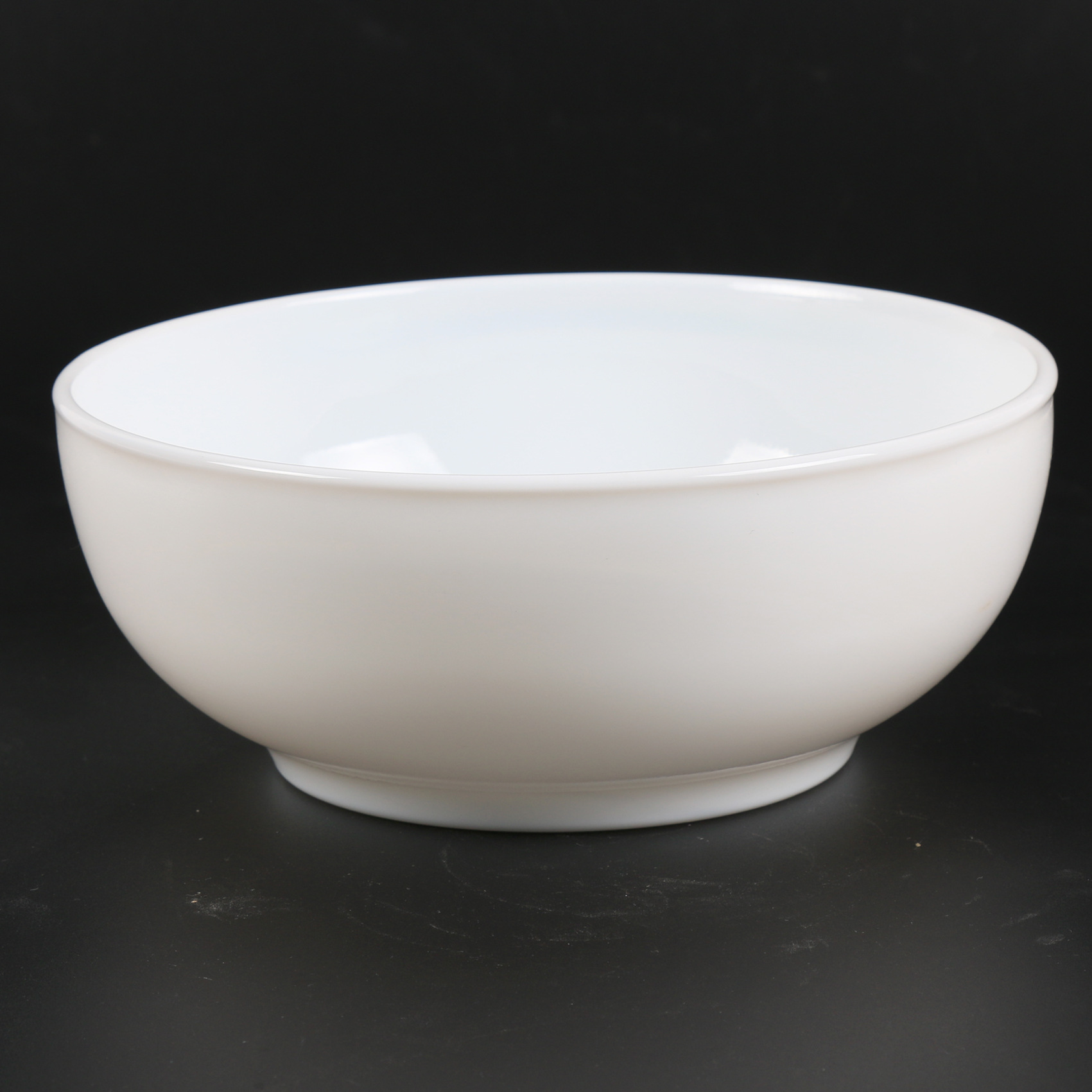 乳白料玻璃碗厂家现货直供量大从优玻璃碗套装可微波加热