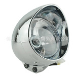 电动车改装子弹大灯 复古哑黑色大灯 ABS大灯 哈雷前照灯