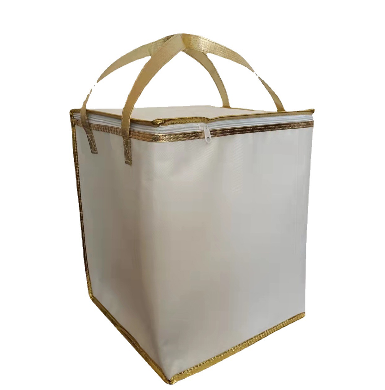 Non-Woven Portable Ice Cream Cake Insulation Bag Aluminum Foil Fresh Takeaway Picnic Bento Heightened Insulated Bag Spot