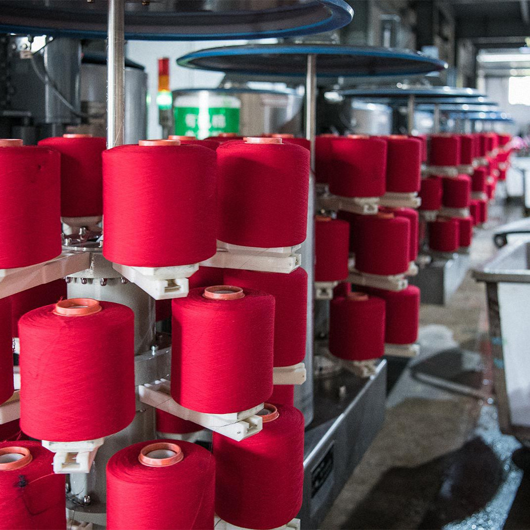 染纱厂富春染织纯棉纱色纱现货 21支32支环锭纺紧密纺