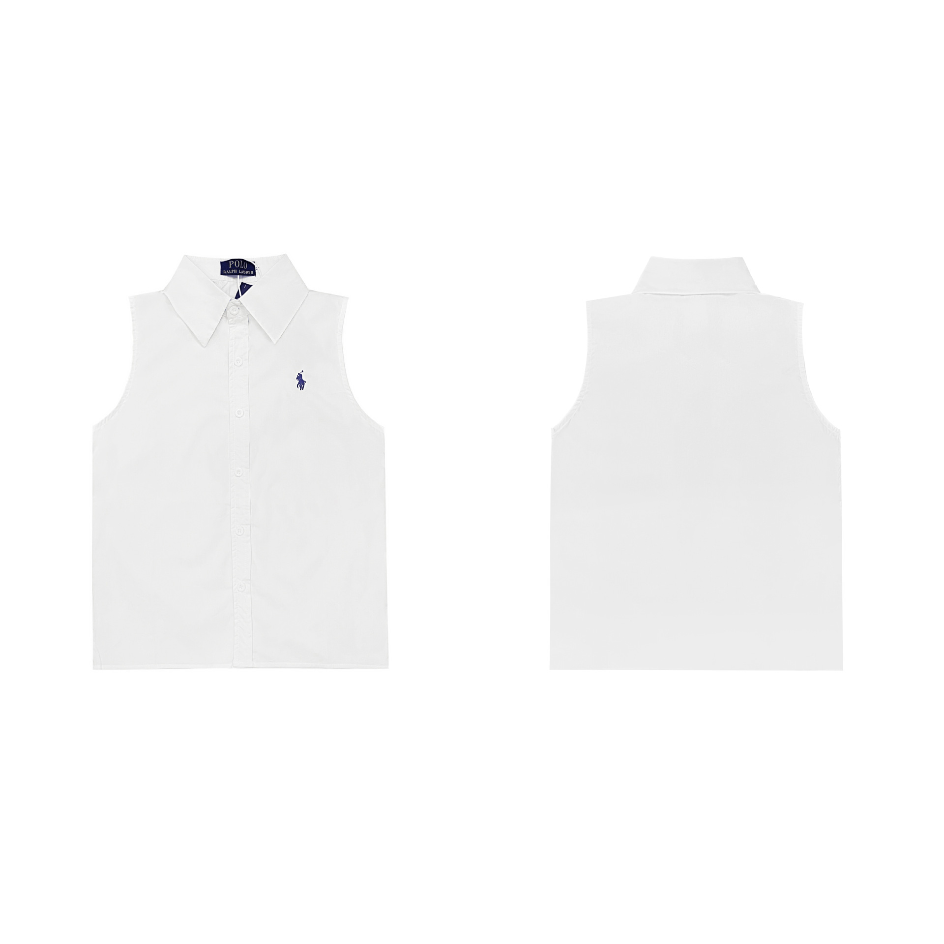 现货ralph lauren 拉夫劳伦小标战马无袖马甲衬衫速干透气女夏款