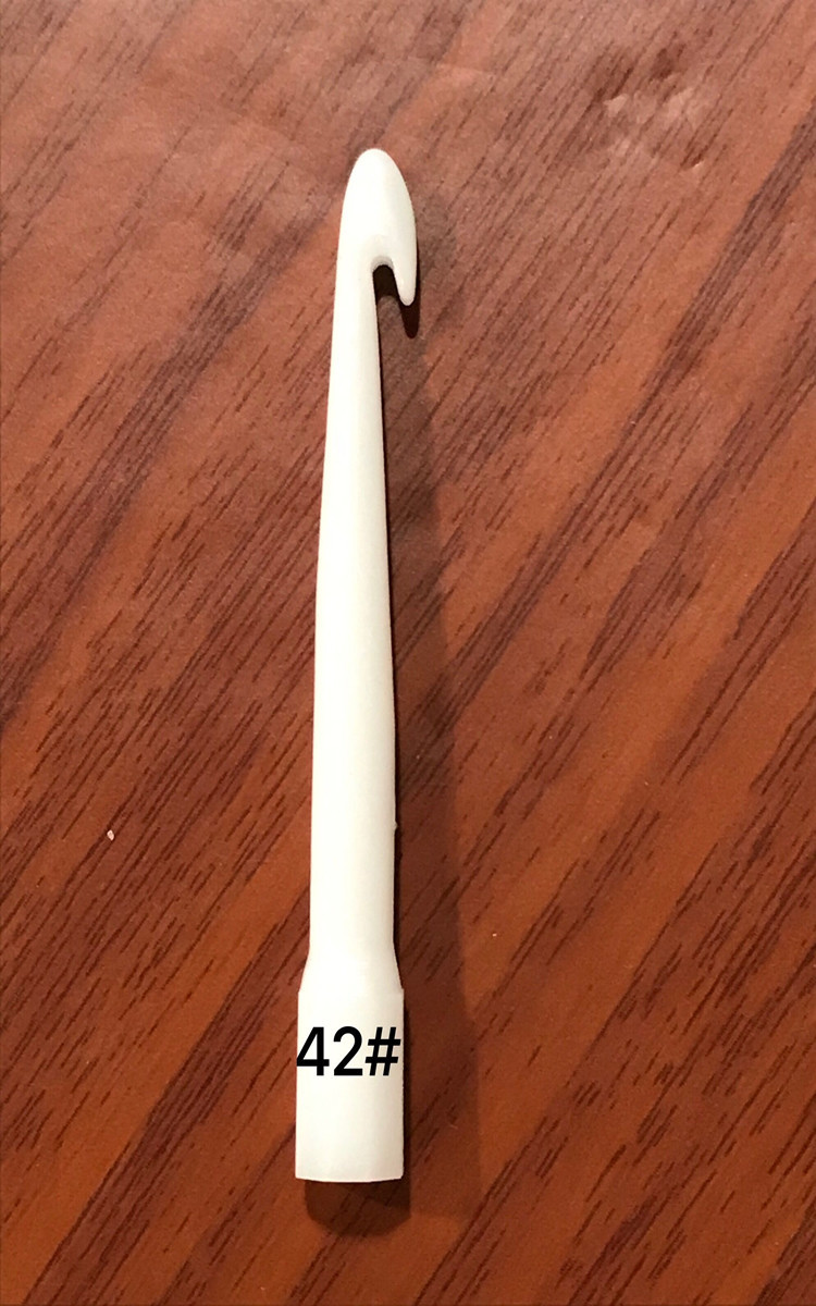 9ram批发粗号勾头细小钩针线圈工具环形电感拉勾棒塑胶手柄家用卷