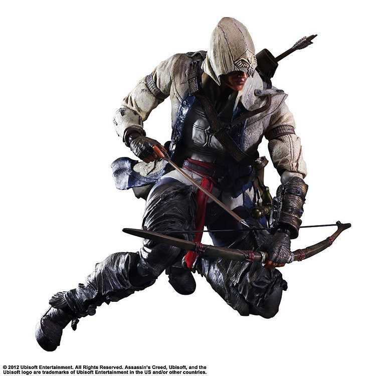 pa改 刺客信条3 playarts改 connor kenway 康纳肯维 可动手办