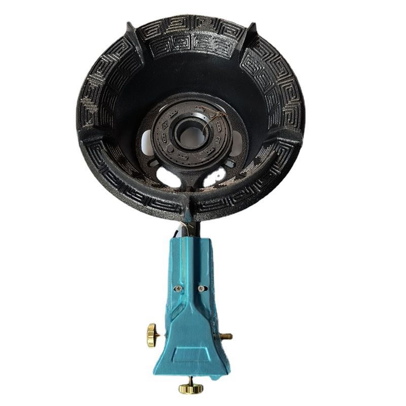 台式电子打火广式六号猛火炉液化气铸铁中压猛火灶商用饭店燃气灶