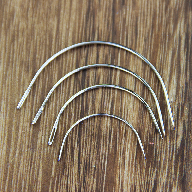 弧形针公仔手缝弯针皮草曲针修补半圆缝纫革针转弯角处手工沙发针