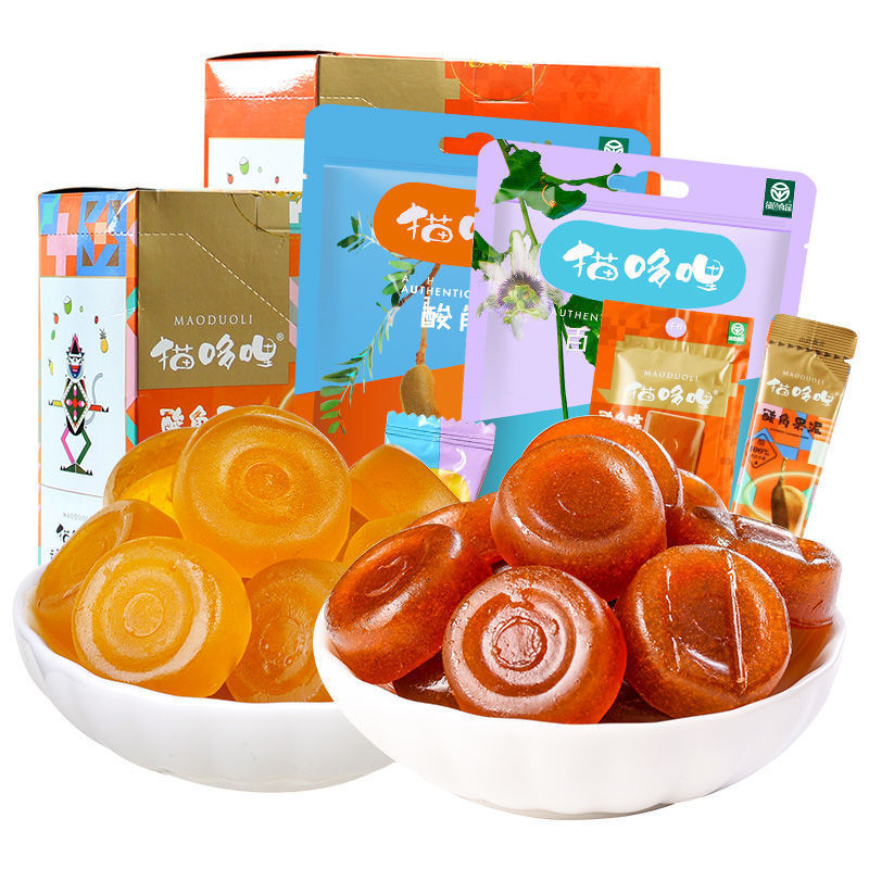 云南特产猫哆哩酸角糕袋装酸角果糕酸甜果脯糖果办公室休闲零食