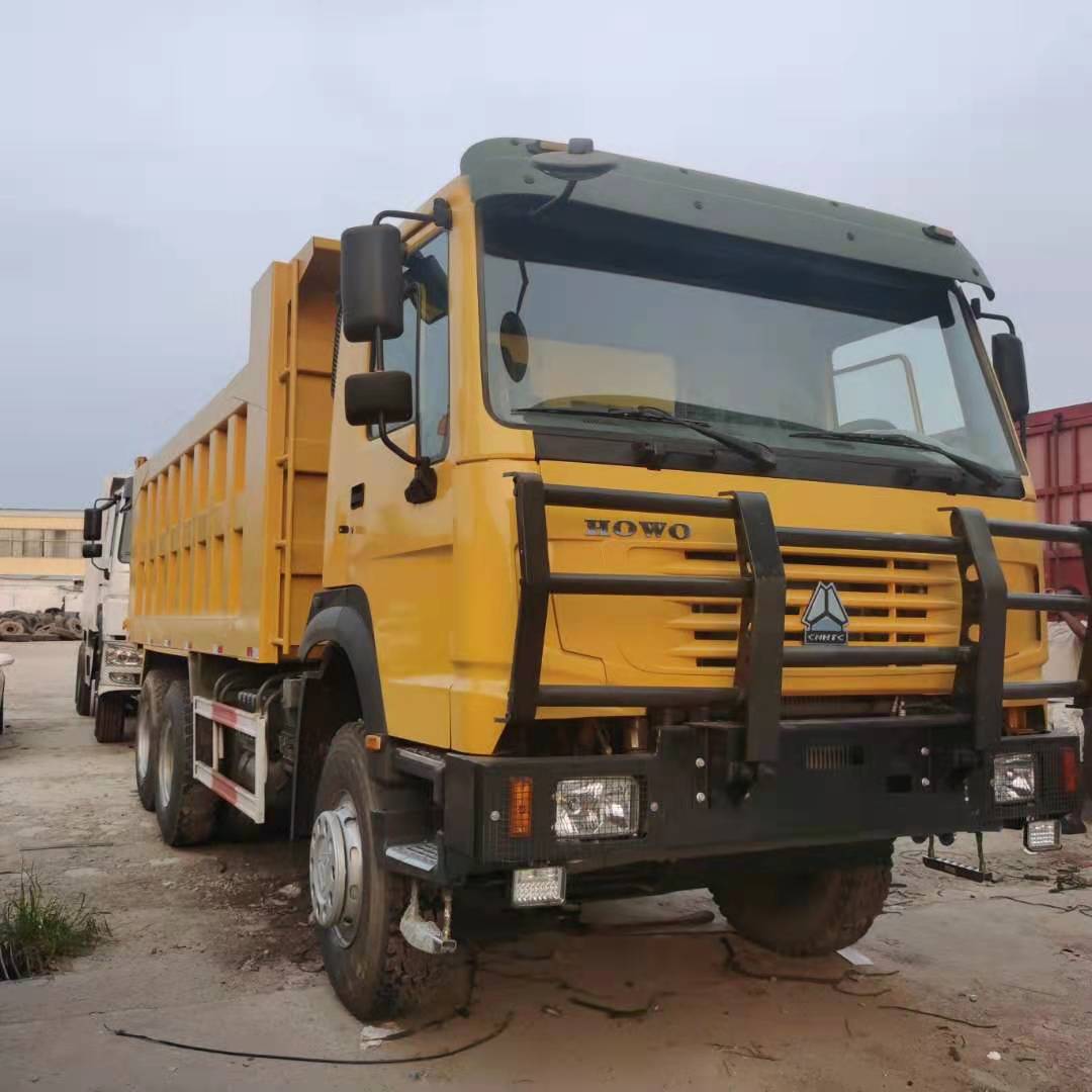 转让二手豪沃重汽后翻倾斜卡车 二手公路运输工程车 自卸翻斗车