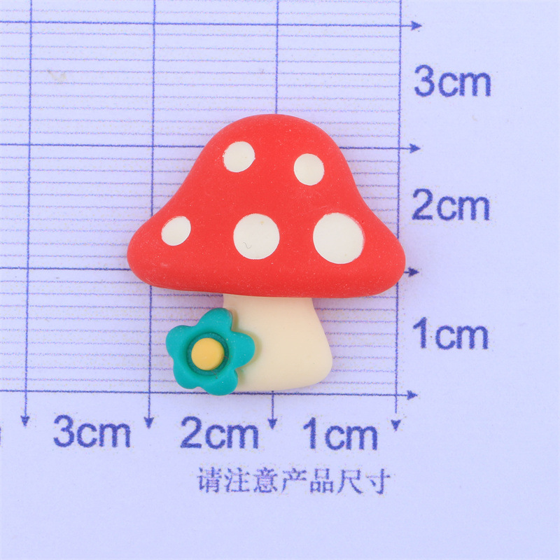 Squirrel Mushroom House Hedgehog Cream Glue DIY Phone Case Material Package Resin Jewelry Accessories Barrettes Head Rope