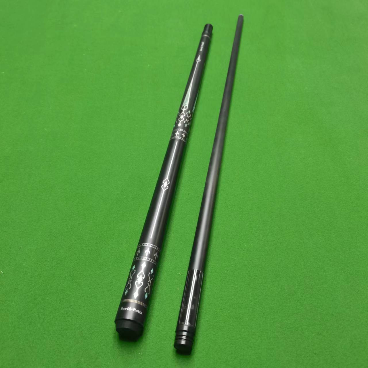 大卫黑科技冲跳一体台球杆雕刻镶嵌球杆碳素台球冲球杆花式跳球杆