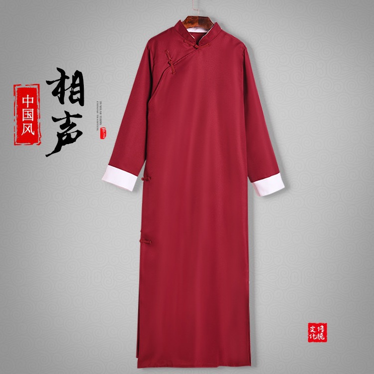 相声服大褂演出服民国学生装唐装男女马褂中式伴郎服长衫长袍元旦
