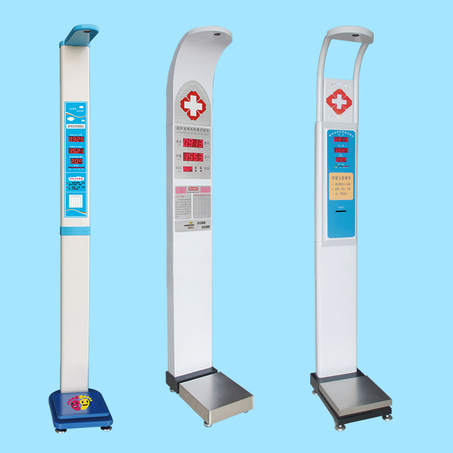 乐佳牌电子身高体重测量仪身高体重计厂家直销身高体重秤
