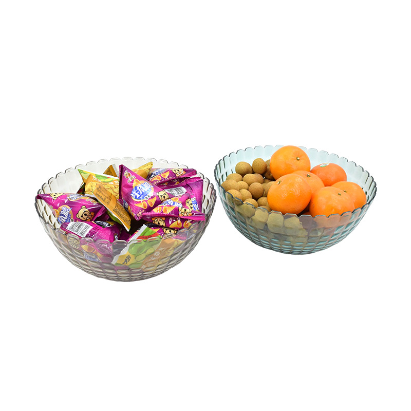 Household Fruit Plate Square Bowl PET Plastic Tray Candy Plate Melon Seeds Snack Simple More than Dried Fruit Tray