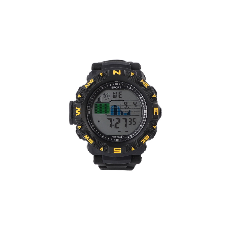 New Electronic Watch Korean Fashion Men's and Women's Sports Luminous Alarm Clock Waterproof Multi-Function Watch Factory Wholesale