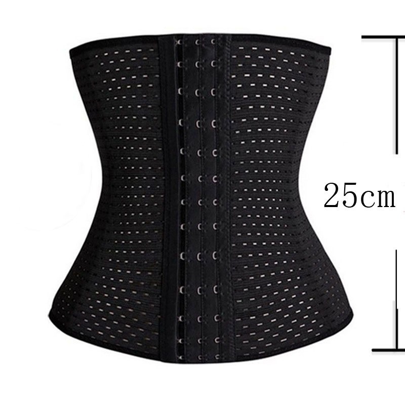 Exclusive for Cross-Border Three Rows and Thirteen Buttons Belly Band Hollow Postpartum Belly Contraction Bodybuilding