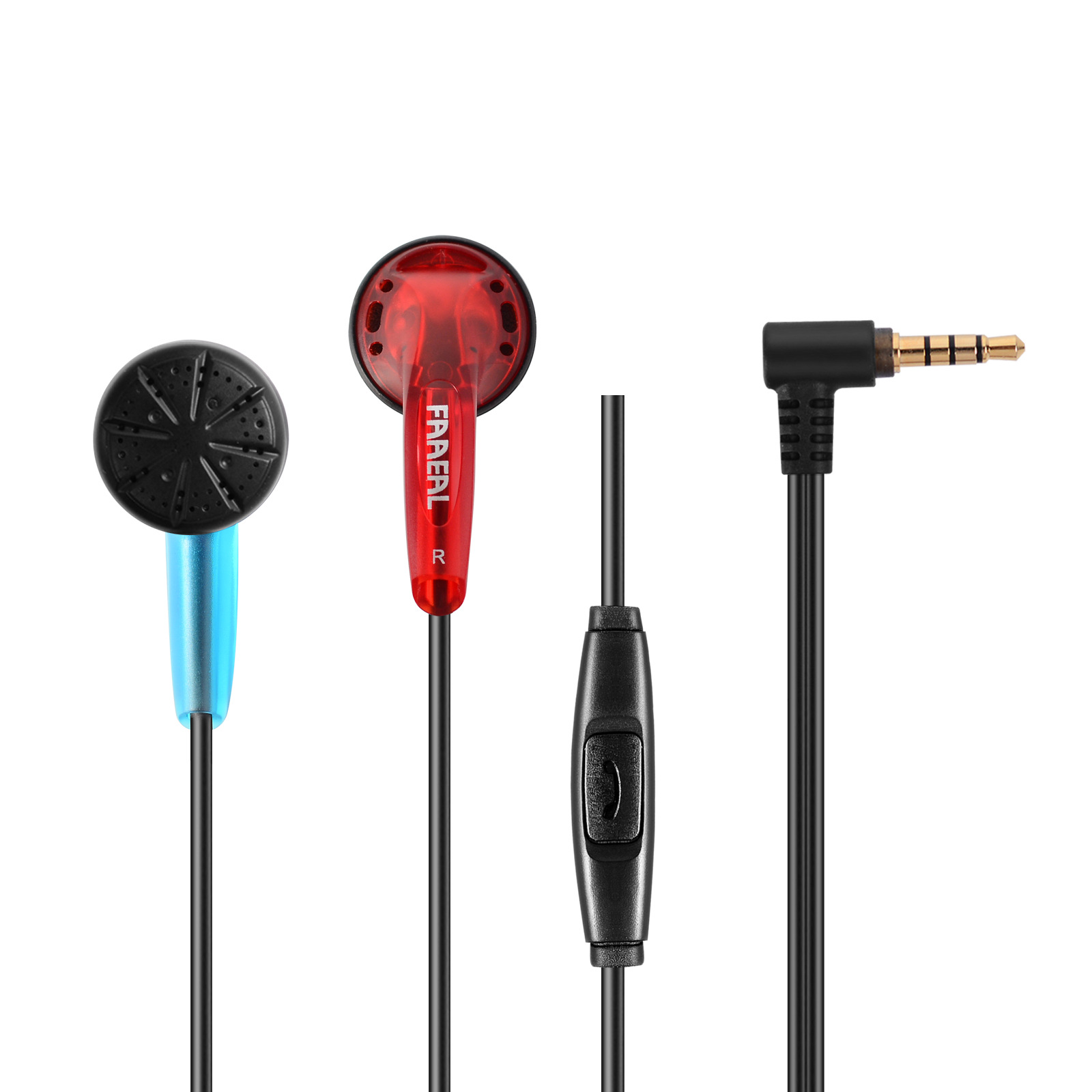 FAAEAL臻声MX500耳机平头耳机带麦线控版电脑MP3游戏吃鸡耳机耳塞