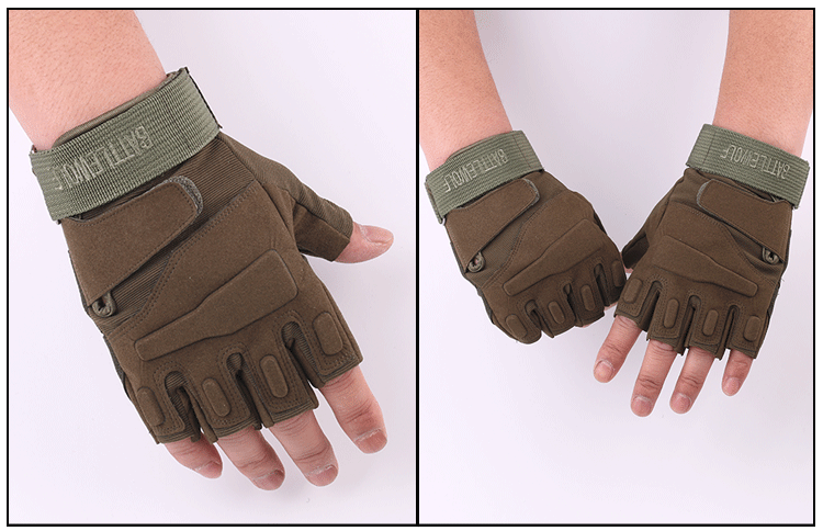 男女士o记战术半指手套户外骑行登山运动防滑军迷摩托车手套批发