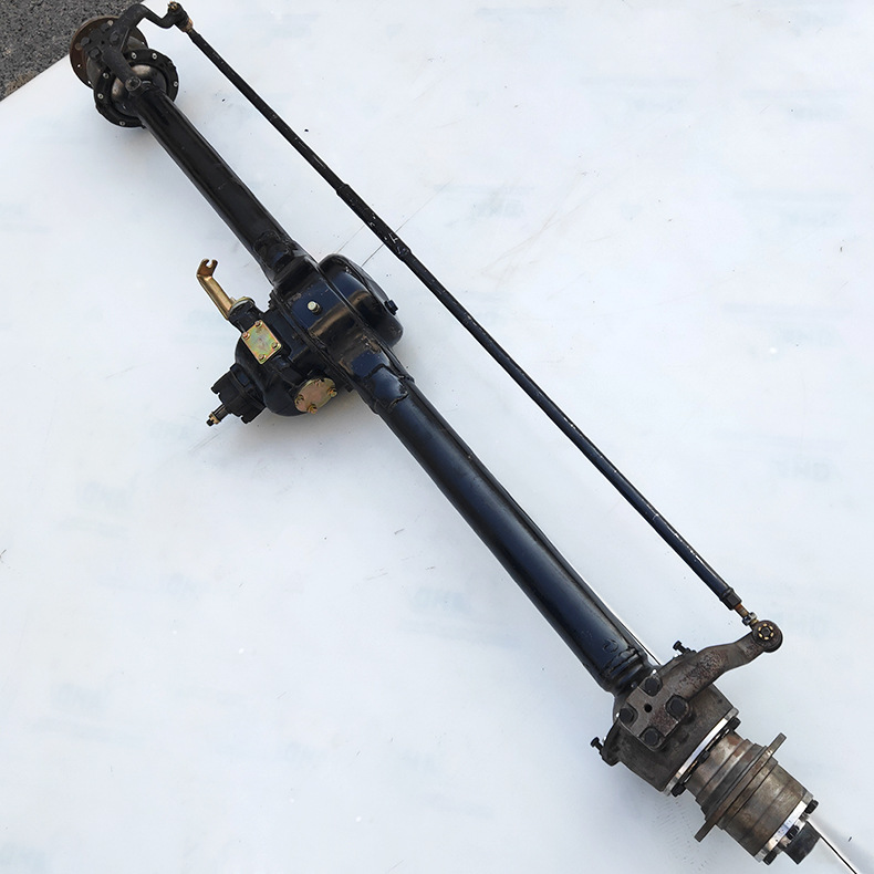 四轮电动车发动机前驱转向 电动车配件前驱转向电磁刹车转向桥