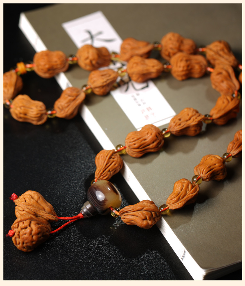 慈元阁花生核桃核手串把件盘玩吉祥饰品手链
