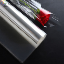 加厚全透明玻璃纸防水防尘玻璃纸包花纸花艺花束礼盒打底包装材料