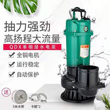 家用农用220V2寸3寸4寸四寸潜水泵抽水机大流量高扬程泵鱼塘灌溉