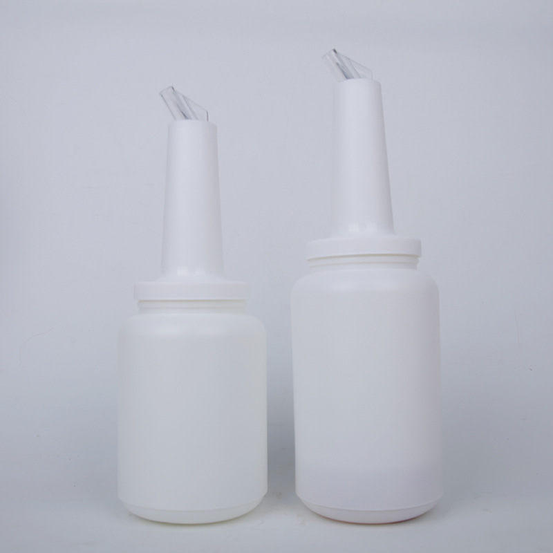 Factory Self-Produced Sauce Boat Juice Bottle White Plastic Juice Jug Jug Spot Jug Sauce Pot Tomato Juice Sauce Bottle