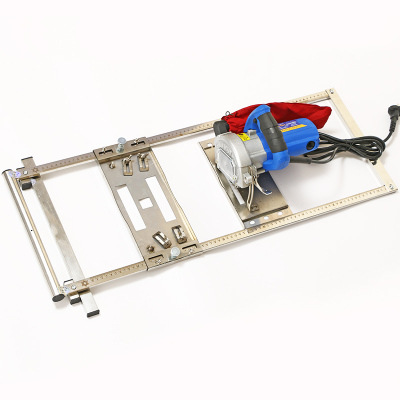 木工裁板切割机云石机手提锯底板多功能改装定位靠山装修工具
