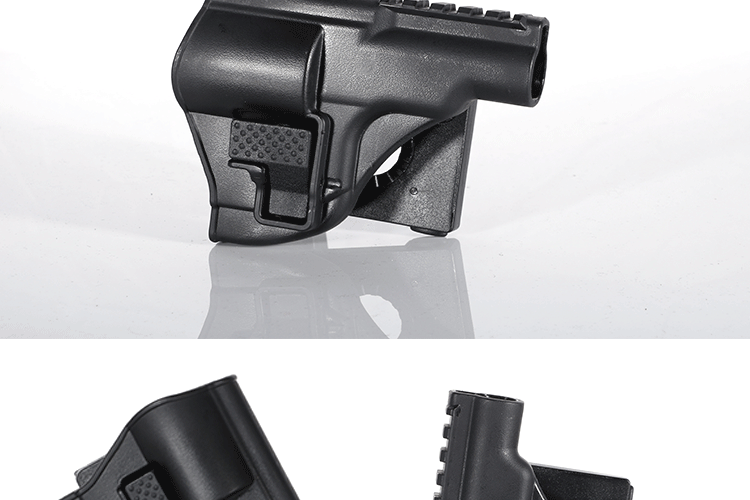 新款左轮10mm左轮弹夹套9mm转轮防暴快拨套旋转装弹神器快拔枪套