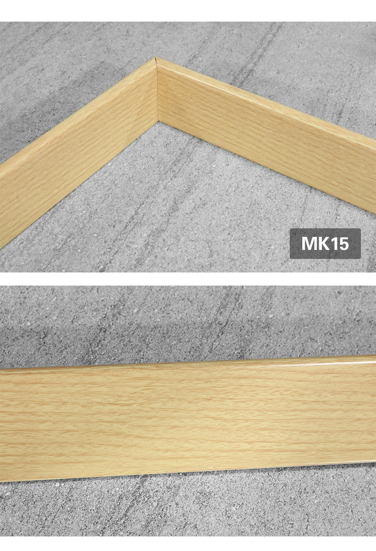 家用室内木地板北欧风黑色烤漆面实木踢脚线光板平面装饰收边墙贴