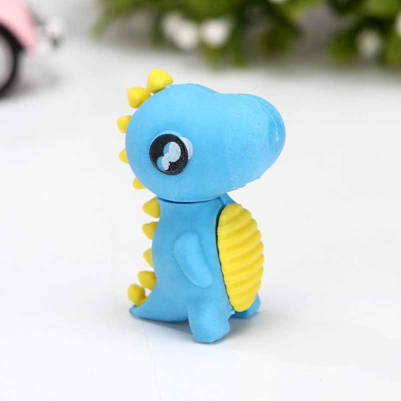 幼儿园奖励小奖品小学生创意恐龙橡皮擦卡通可爱造型儿童学习文具