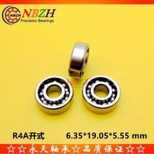 开式英制轴承R4AK EE2 RI-1214 R4A 6.35*19.05*5.558 mm