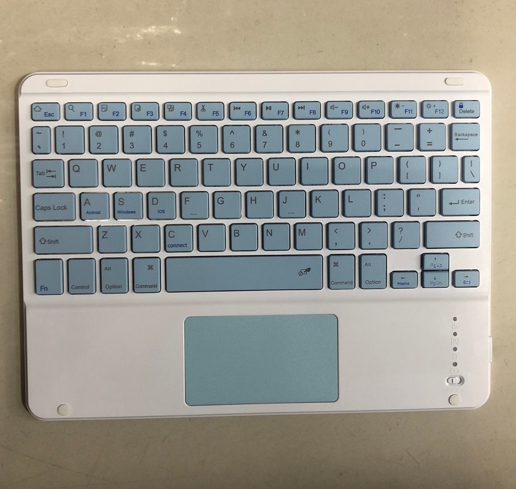 现货适用ipad9平板蓝牙键盘三星华为联想三系统通用9.7触控11键盘