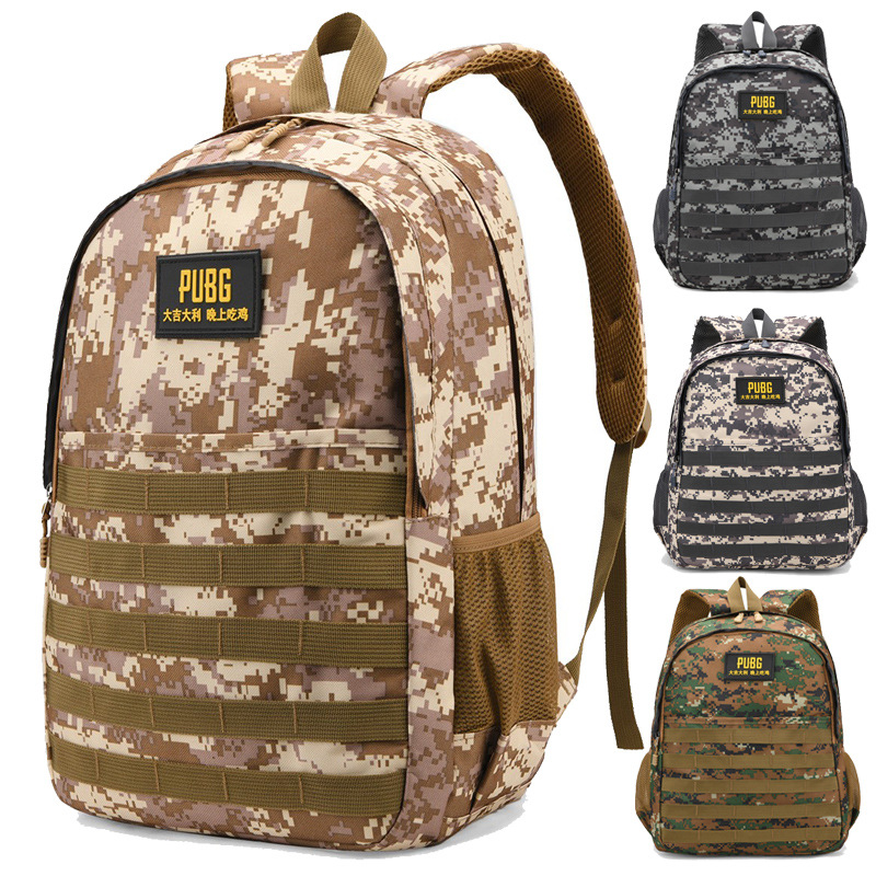 Cross-Border Foreign Trade Backpack Fashionable Student Schoolbag Travel Backpack Korean Style Men's and Women's Camouflage Casual Travel Bag