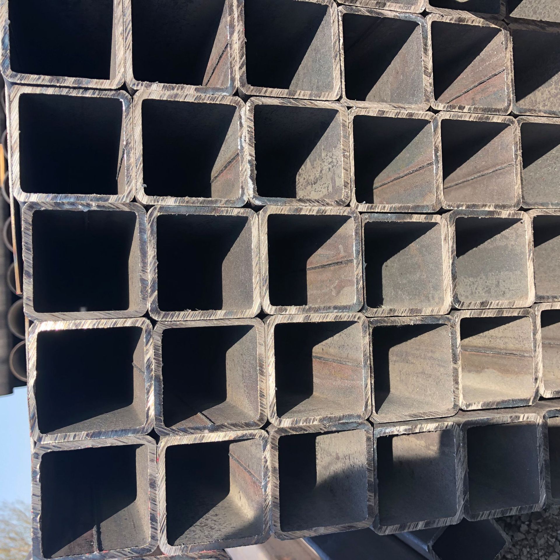 正品现货青岛黑方管支撑支架用 焊接矩形方钢无缝方钢管建筑用