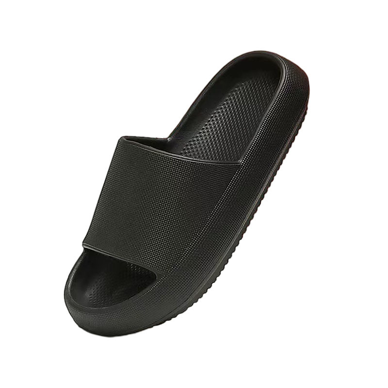 One Piece Dropshipping Slip-on Slippers for Women Summer Wear Couples Sandals Non-Slip Bath Soft Bottom Beach Flip-Flops Men