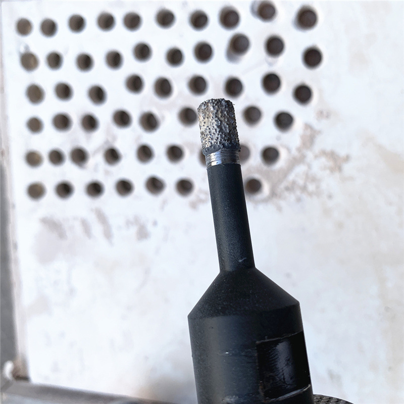 钎焊金刚石扩孔钻陶瓷玻化砖钻头地墙砖干钻石材开孔器m14螺纹