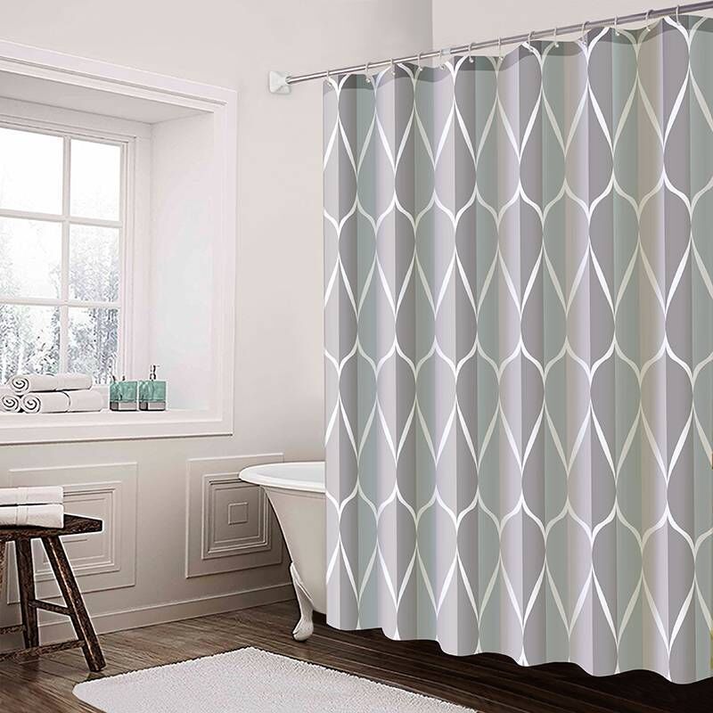 新品欧式加厚防水涤纶布隔断帘卫生间隔断帘浴帘送挂钩-阿里巴巴