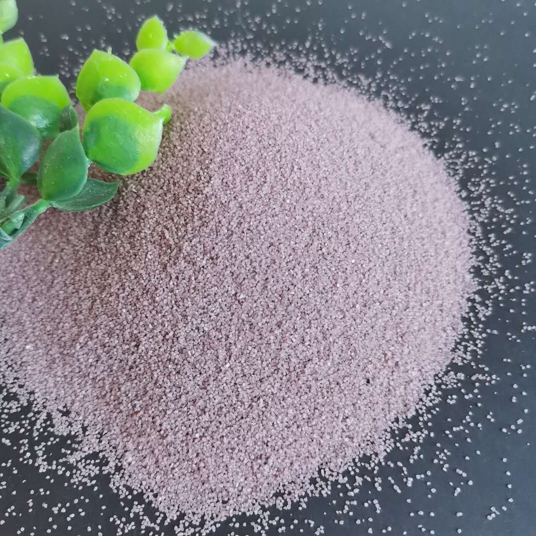 厂家直供彩色陶瓷水晶砂陶晶砂水槽砂水槽用烧结彩砂浴缸用圆粒砂