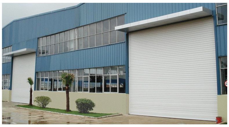 苏州电动遥控抗风卷帘门 金属硬质抗风卷闸门 工业厂房仓库卷帘门