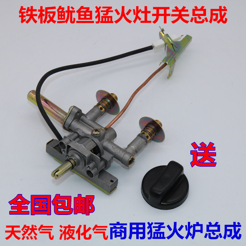 铁板鱿鱼燃气灶配件低压猛火炉21a 31a商用猛火炉灶打火开关总成