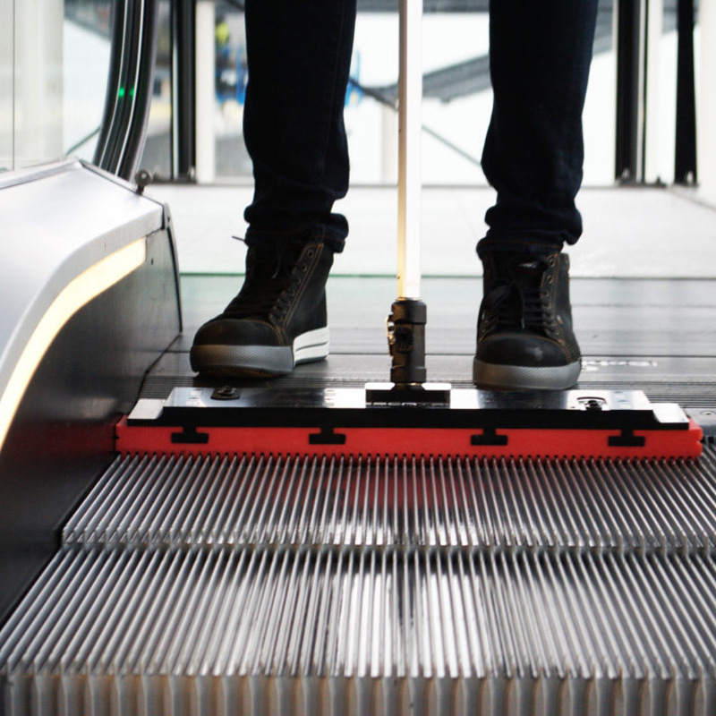 escateq电梯清洁刷 自动扶梯清洁海绵 商场超市步梯电梯清洁擦