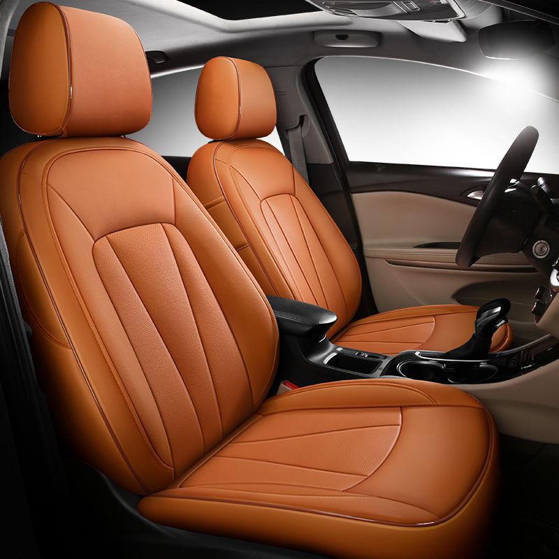 b4j汽车座套全包围真皮座椅套现做威朗宝来朗逸英朗四季通用翻毛 图片