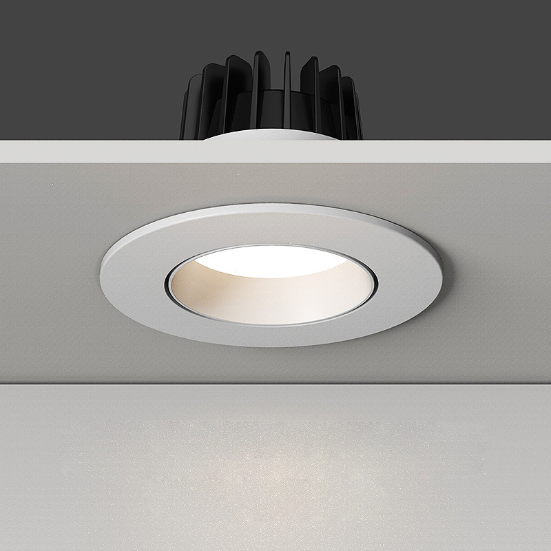 防眩目高亮嵌入式家用轻奢天花灯客厅吊顶射灯暗装无主灯 led筒灯