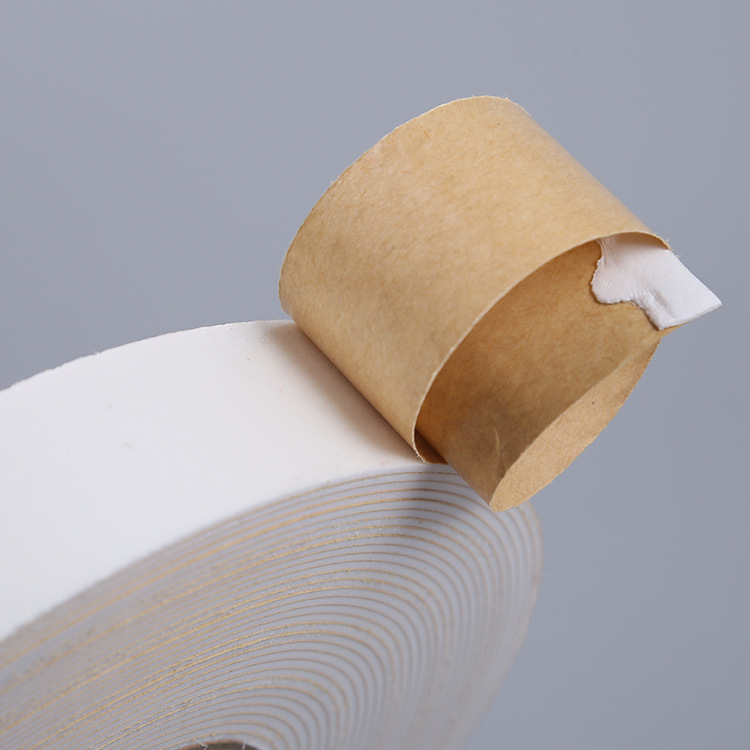 厂家直供1.5毫米厚度eva海绵双面胶带白色泡棉胶带高粘泡沫双面胶