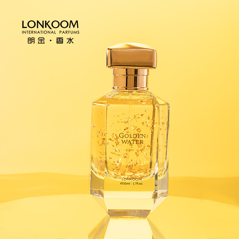 LONKOOM Golden Water Fragrance Floral and Fruity Light Perfume Real Me Natural Perfume for Women Wholesale One Piece Dropshipping Wholesale