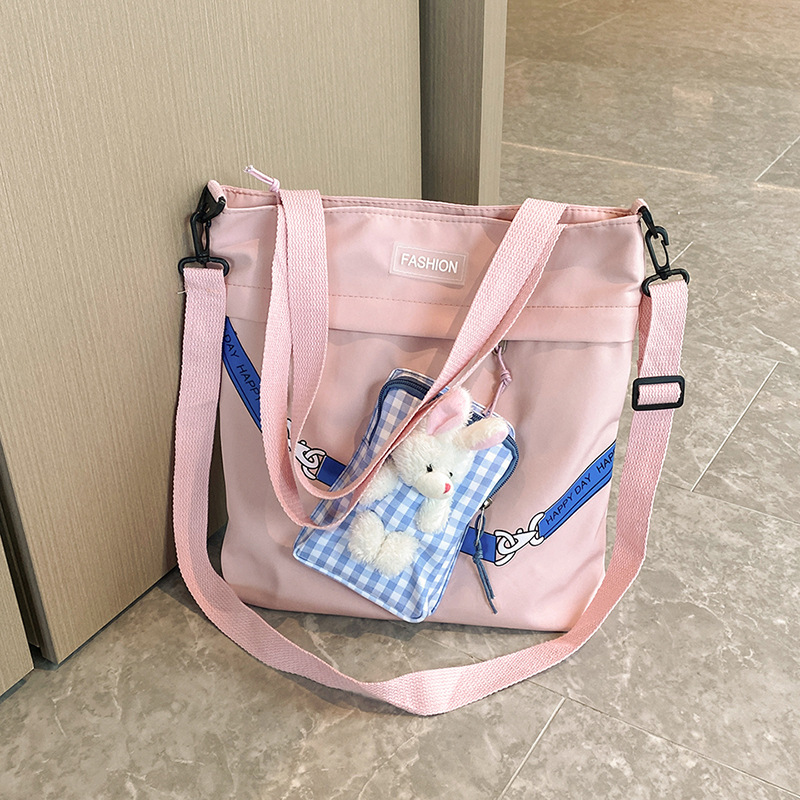 New Korean Style Cute Girl Campus Backpack Student Handbag Casual Nylon Shoulder Bag Messenger Bag