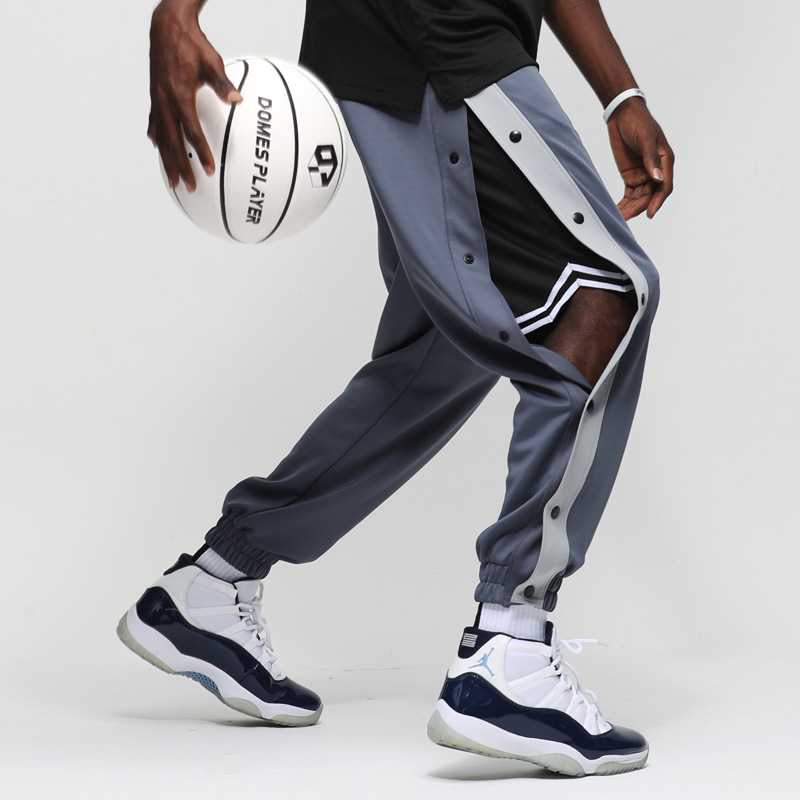 篮网队欧文杜兰特篮球长裤男秋季运动美式排扣裤体育生训练裤速干