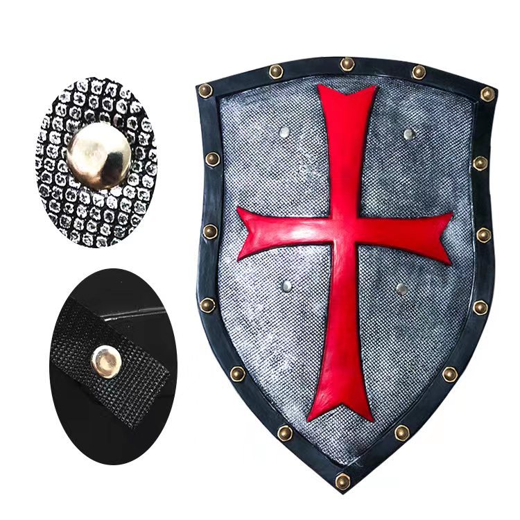 古罗马盾牌cos欧洲兵器头盔儿童玩具刀剑匕首万圣道具 中世纪武士