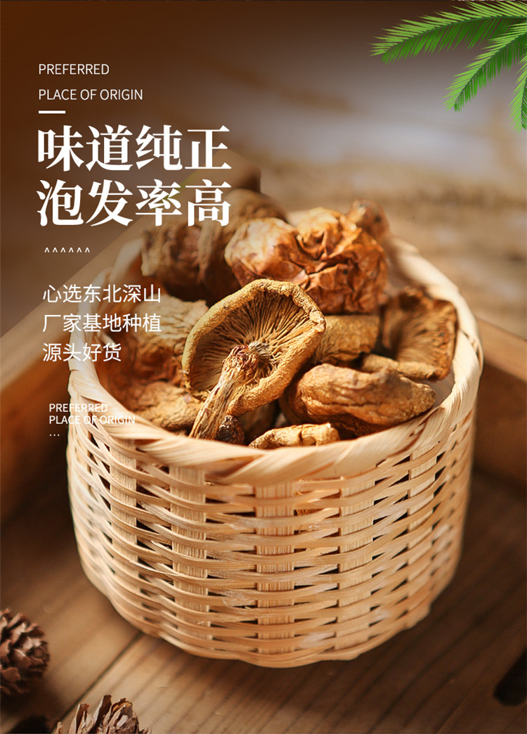 溢田 东北滑子菇90g瓶装干货